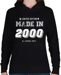 printfashion 2000 - Női kapucnis pulóver - Fekete (4055283)