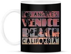 printfashion los angeles venice beach california - Bögre - Fekete (4393299)