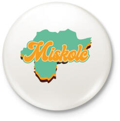 printfashion Miskolc - Kitűző, hűtőmágnes - Fehér (7131955)