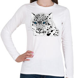 printfashion Macska - Női hosszú ujjú póló - Fehér (5154735)