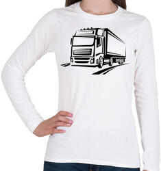 printfashion Kamion - Női hosszú ujjú póló - Fehér (5033277)