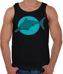 printfashion Optalmosaurus - Férfi atléta - Fekete (2832231)