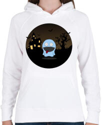printfashion Szellem - Női kapucnis pulóver - Fehér (329736)