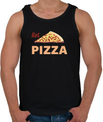 printfashion hot pizza - Férfi atléta - Fekete (1574354)