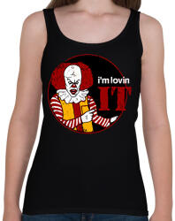 printfashion Szeretem Az - Női atléta - Fekete (2257761)