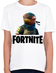 printfashion Fortnite_Triggerfish - Gyerek póló - Fehér (2623103)