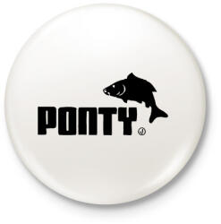 printfashion Ponty - Kitűző, hűtőmágnes - Fehér (3088197)