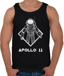 printfashion Apollo 11 - Férfi atléta - Fekete (1808317)