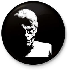 printfashion Stephen King - Kitűző, hűtőmágnes - Fekete (12074731)