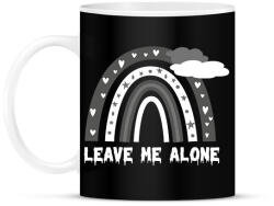 printfashion Leave me alone - Bögre - Fekete (12419284)