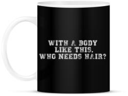 printfashion Ilyen testtel. - Bögre - Fekete (792985)