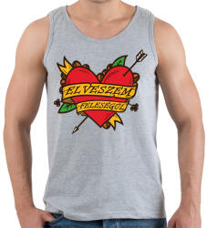 printfashion Elveszem feleségül - Férfi atléta - Sport szürke (2182060)