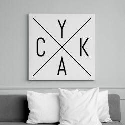 printfashion Cyka Minimal - Vászonkép - Fehér (6630699)