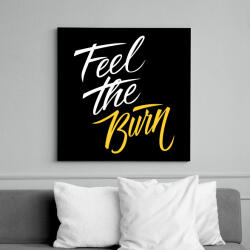 printfashion Zsírégetés - Vászonkép - Fekete (6643026)