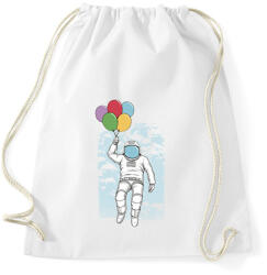 printfashion Űrhajós lufikkal - Sportzsák, Tornazsák - Fehér (13499873)