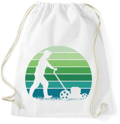 printfashion Fűnyírás - Sportzsák, Tornazsák - Fehér (9612559)