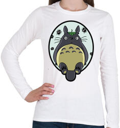 printfashion Totoro - Női hosszú ujjú póló - Fehér (13478567)