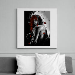 printfashion Magány - Vászonkép - Fehér (6620216)