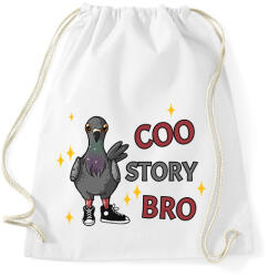 printfashion Coo story bro - Sportzsák, Tornazsák - Fehér (11674866)