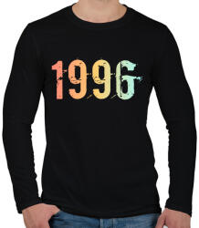 printfashion 1996 - Férfi hosszú ujjú póló - Fekete (11833209)