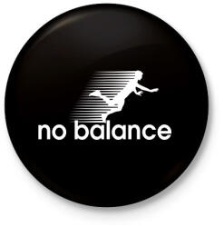 printfashion no balance - Kitűző, hűtőmágnes - Fekete (16269467)