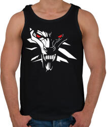 printfashion White Wolf - Férfi atléta - Fekete (2100980)