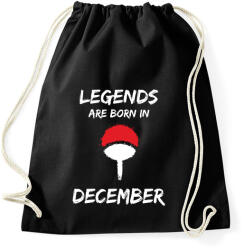 printfashion Naruto szülinap - December - Sportzsák, Tornazsák - Fekete (2699556)