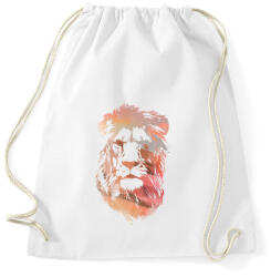 printfashion Desert lion - Sportzsák, Tornazsák - Fehér (220288)