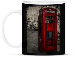 printfashion London Grunge - Bögre - Fekete (5518472)