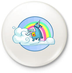 printfashion fortnite llama - Kitűző, hűtőmágnes - Fehér (3080629)