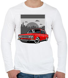 printfashion Autó - Férfi hosszú ujjú póló - Fehér (15645867)