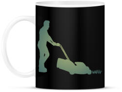 printfashion Fűnyírás - Bögre - Fekete (13569847)