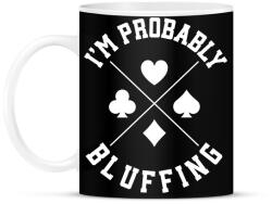 printfashion Bluffing - Bögre - Fekete (15563486)
