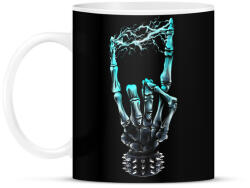 printfashion Elektro Heavy Metal - Bögre - Fekete (792921)