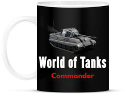 printfashion world of tanks commander - Bögre - Fekete (1534686)