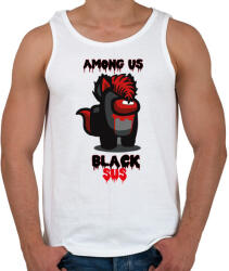 printfashion Among us Black sus - Férfi atléta - Fehér (4126918)