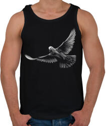 printfashion Galamb portré - Férfi atléta - Fekete (4845550)