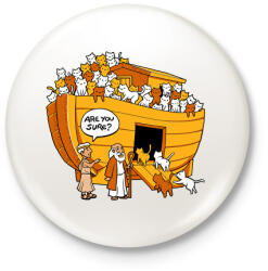 printfashion Cicafüggőség -Mózes - Kitűző, hűtőmágnes - Fehér (15993969)