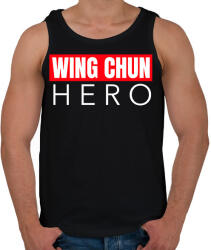 printfashion WING CHUN HERO - Férfi atléta - Fekete (9465063)