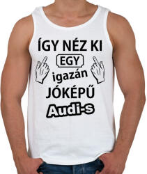 printfashion Jóképű audis - Férfi atléta - Fehér (5377687)