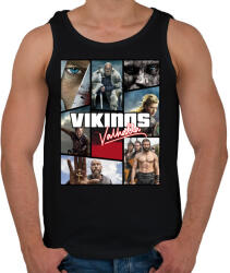 printfashion Vikingek - Férfi atléta - Fekete (5468383)