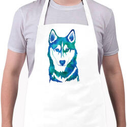 printfashion Husky - Kötény - Fehér (4903830)