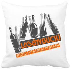 printfashion üveges legénybúcsú - Párnahuzat, Díszpárnahuzat - Fehér (6846341)