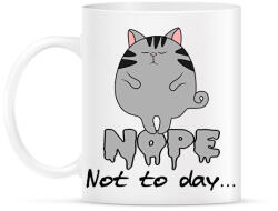 printfashion nope not to day - Bögre - Fehér (14442252)