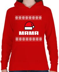 printfashion MAMA - Női kapucnis pulóver - Piros (10823207)