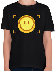 printfashion Mosoly keresés - Gyerek póló - Fekete (1221807)