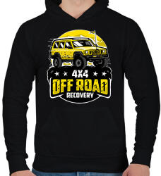 printfashion Terepjáró - Férfi kapucnis pulóver - Fekete (15624055)