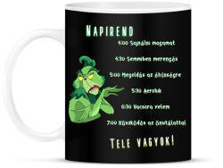 printfashion grincs napirendje - Bögre - Fekete (14958466)