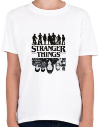printfashion Stranger things - Gyerek póló - Fehér (14392062)
