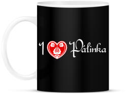 printfashion I love pálinka - Bögre - Fekete (2159327)